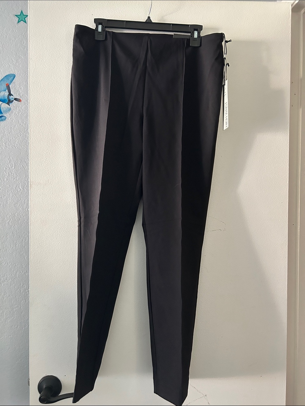 Rachel Zoe High Waist Stretch Black Dress Trousers - Sleek Tailored Style